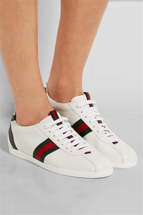 white gucci shies|all white Gucci shoes.